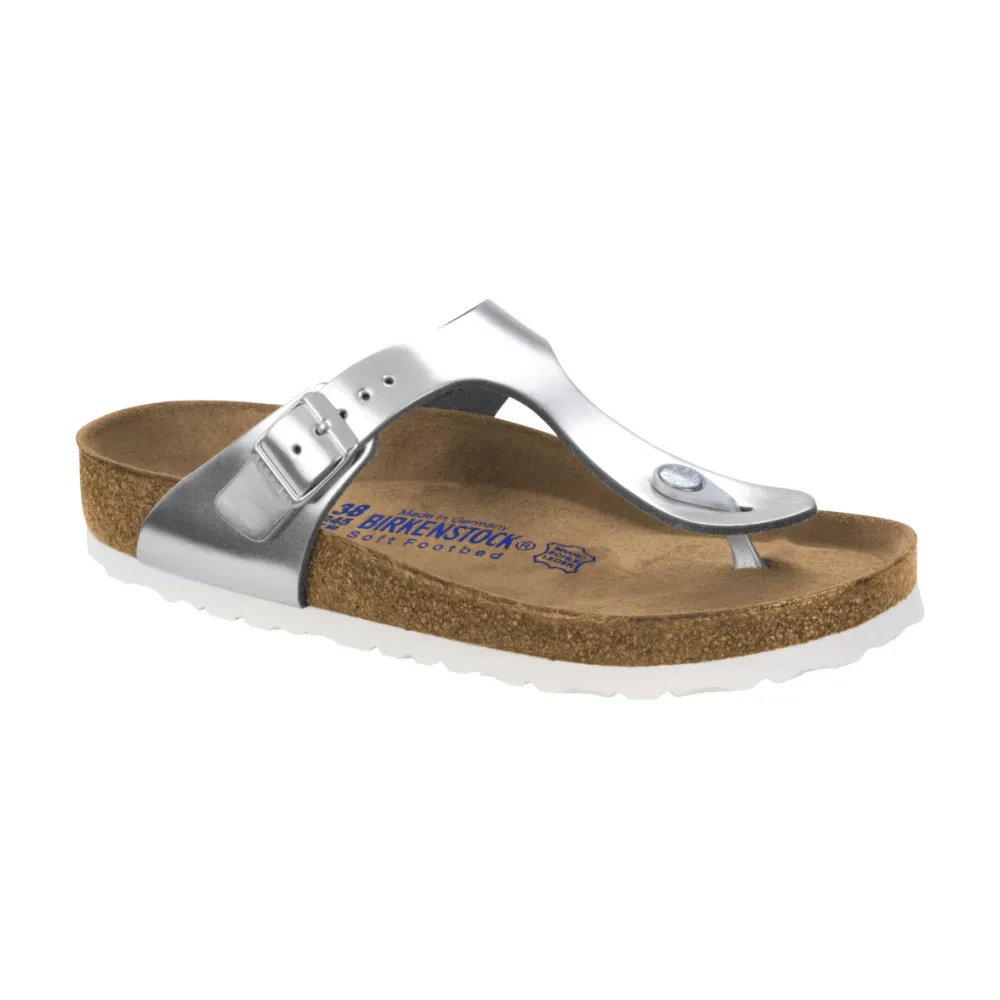 Birkenstock Gizeh NL WB Metallic 1003674 / grau