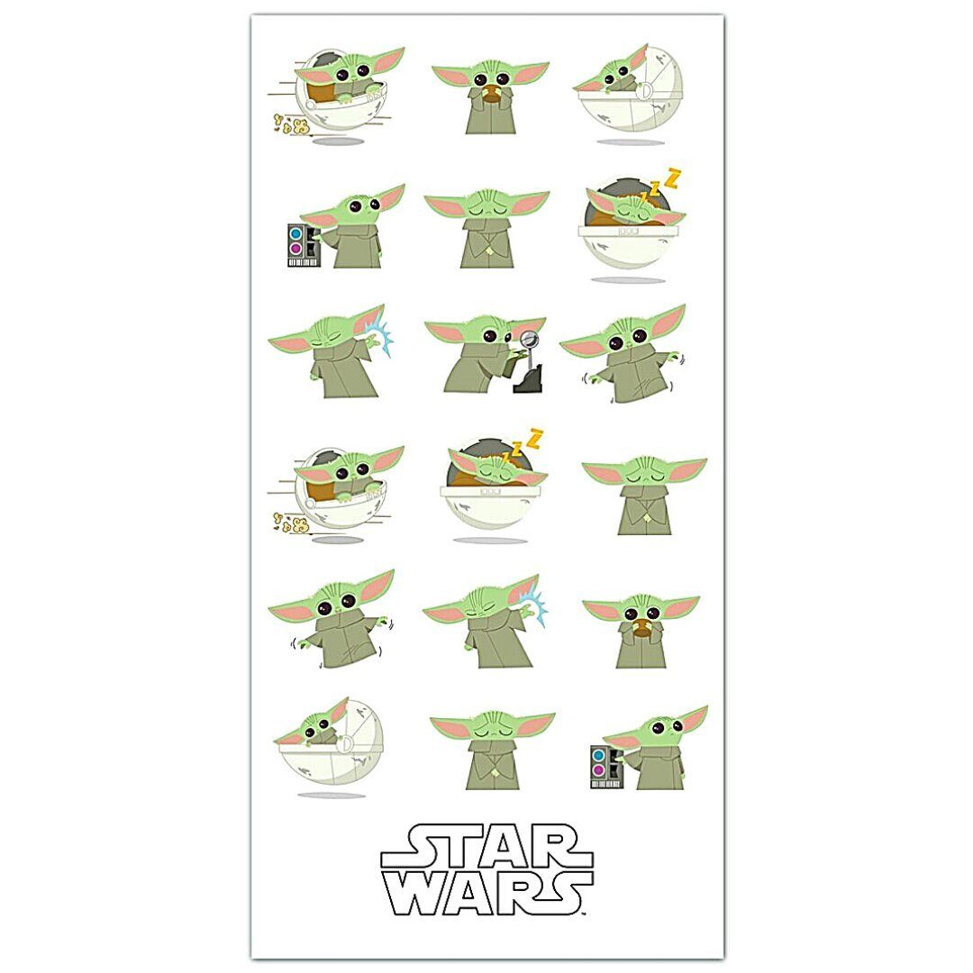 Star Wars Badetuch Baby Yoda, Baumwolle, Strandtuch 70 x 140 cm