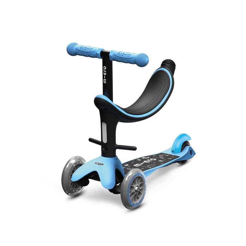 Trottinette évolutive - Mini 3 en 1 révolution bleue Micro