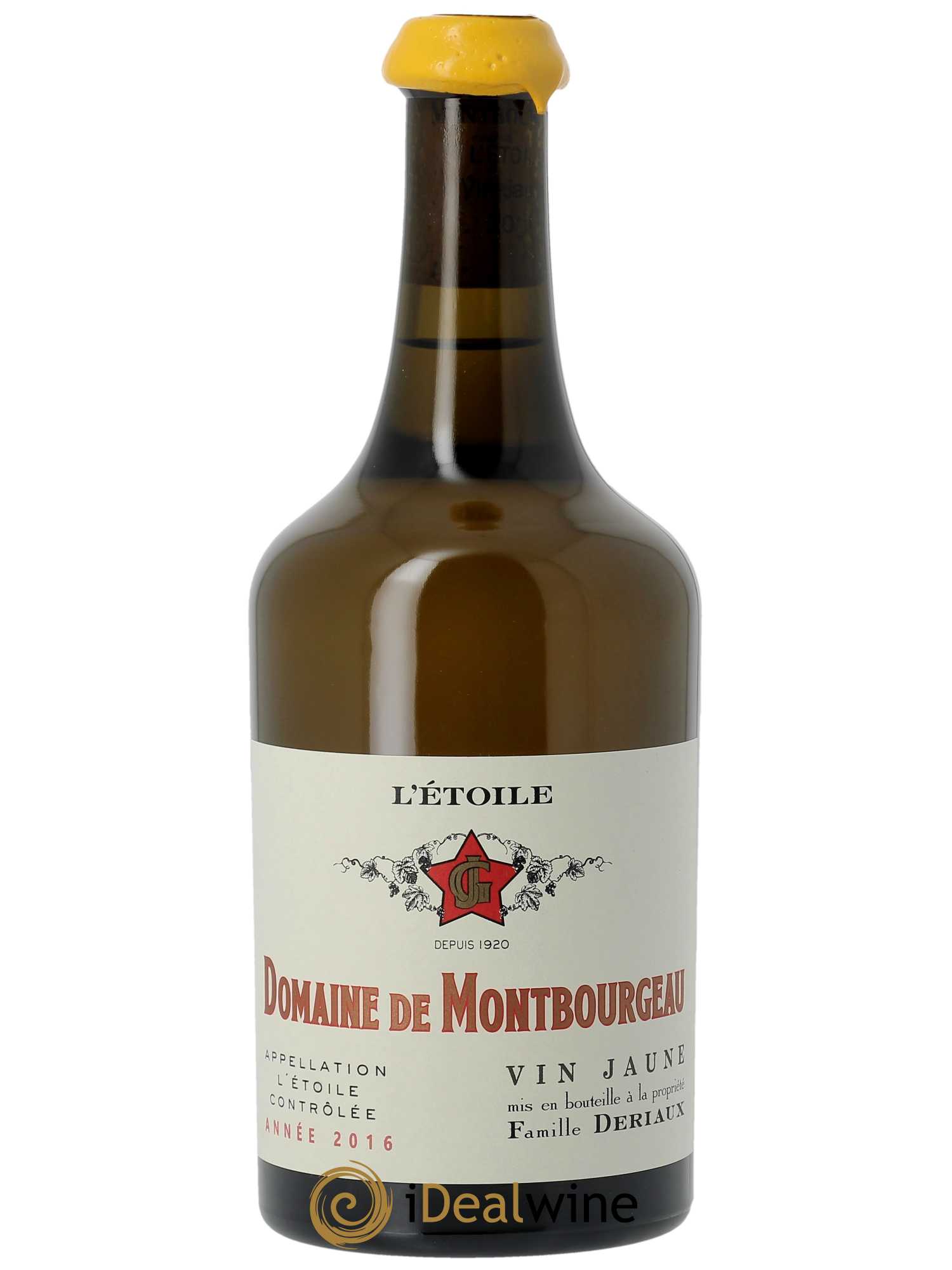 L'Etoile Vin Jaune Domaine de Montbourgeau  2016 - Lot de 1 Bouteille