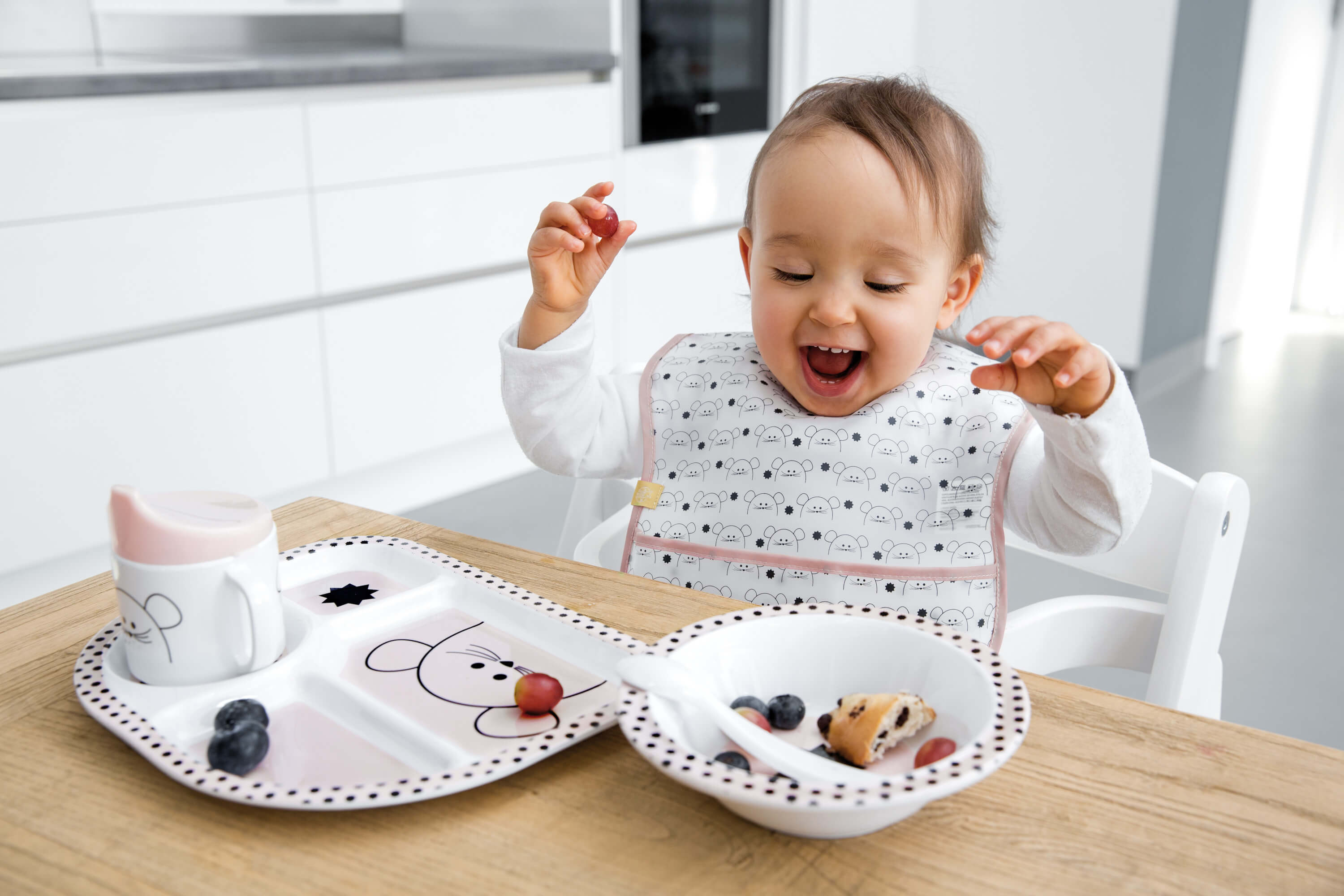 Lätzchen mit Auffangschutz - Bib EVA, Little Chums Mouse