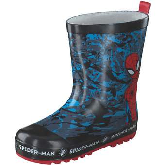 Spiderman Gummistiefel in schwarz