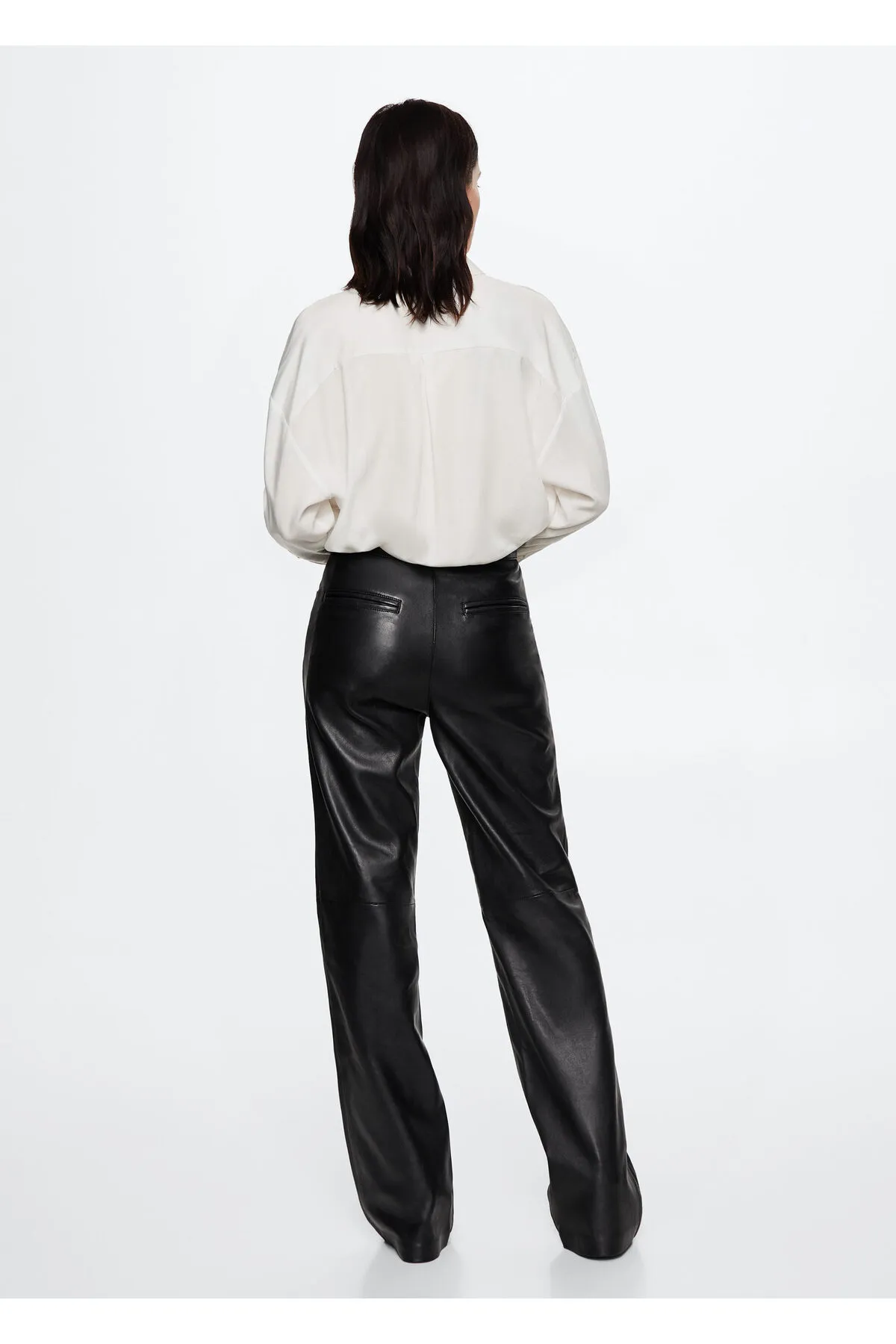 MANGO  Weißes Damenhemd 37072514