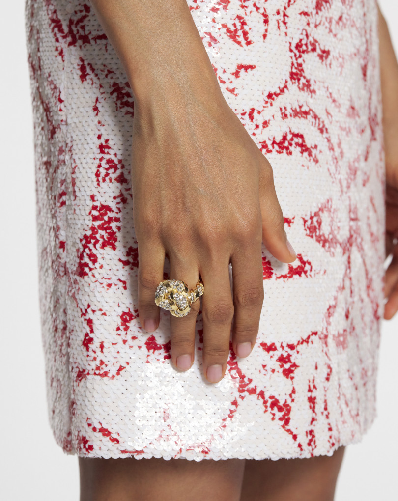 BAGUE MELODIE EN STRASS