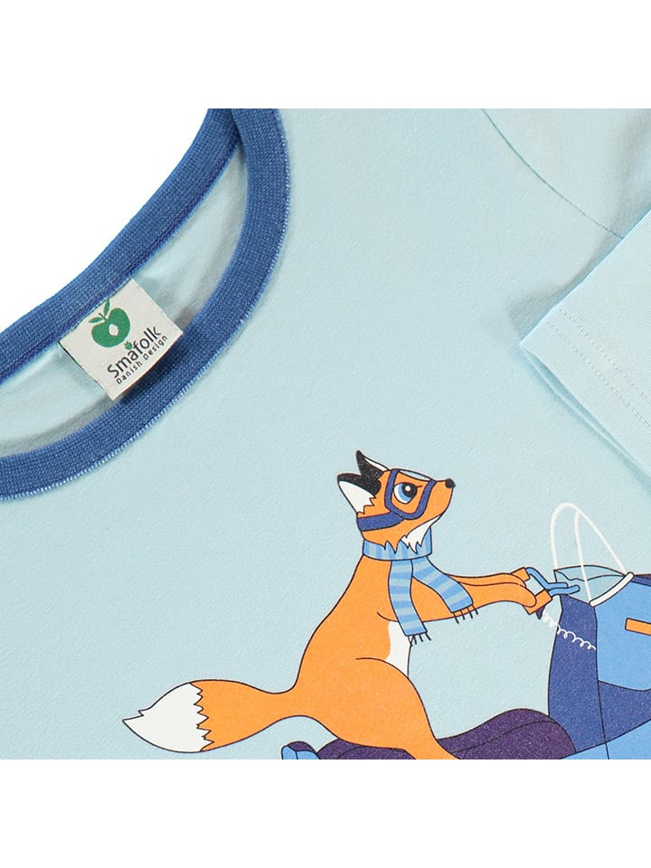 Småfolk Longsleeve in Hellblau günstig kaufen