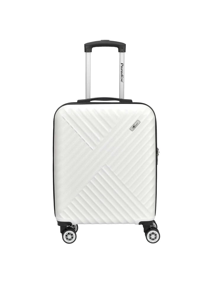 Paradise by CHECK.IN Kingston - 4-Rollen-Kabinentrolley 55 cm (lila) in weiÃŸ günstig kaufen onesize
