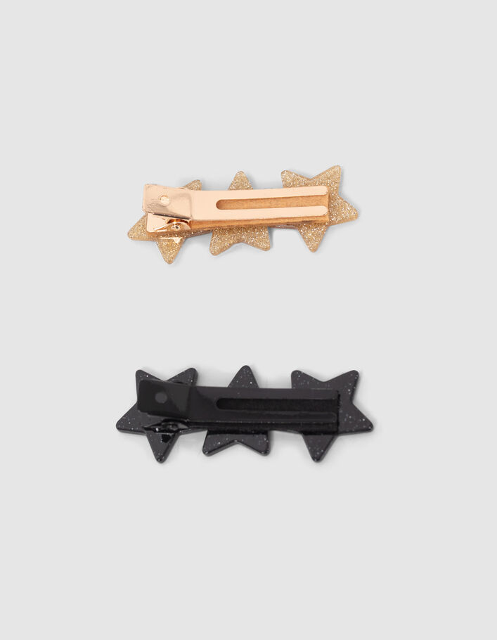 Barrettes étoiles pailletées fille