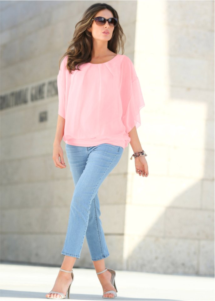 Bluse im Used-Look