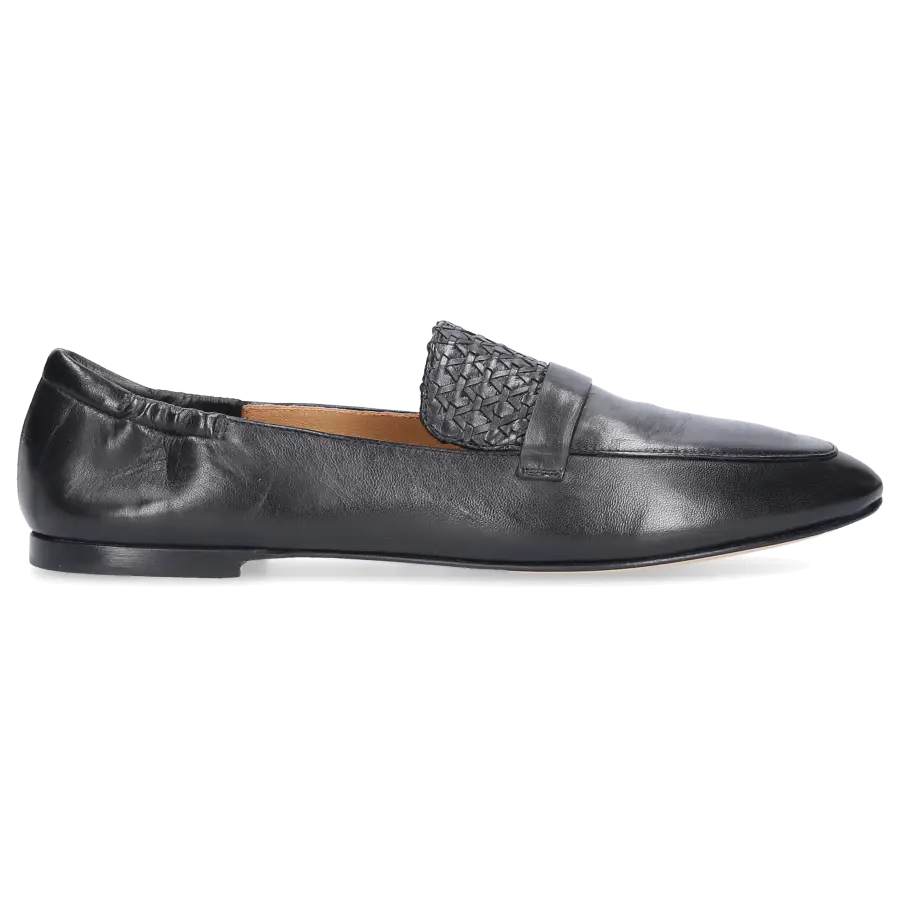 Pomme D`OR - Ballerinas 0163 Kalbsleder - schwarz