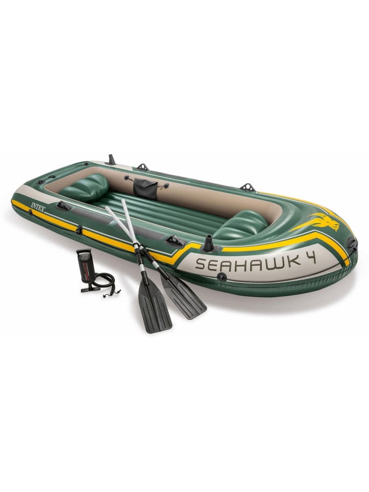 Intex Schlauchboot Seahawk 4 mit Paddel und Pumpe 351x145x48cm in bunt günstig kaufen onesize