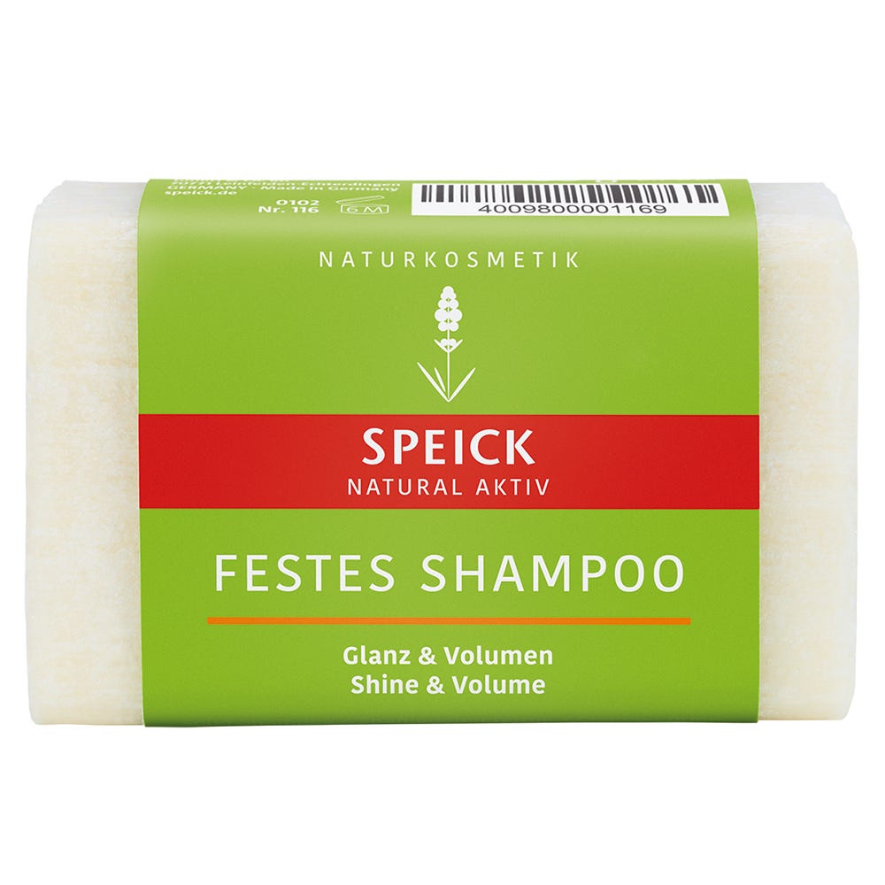 SPEICK Active festes Shampoo Glanz & Volumen 60 g