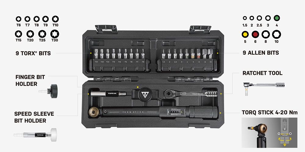 Topeak Torq Stick Pro 4-20 Nm Drehmomentschlüssel kaufen | Bike-Discount