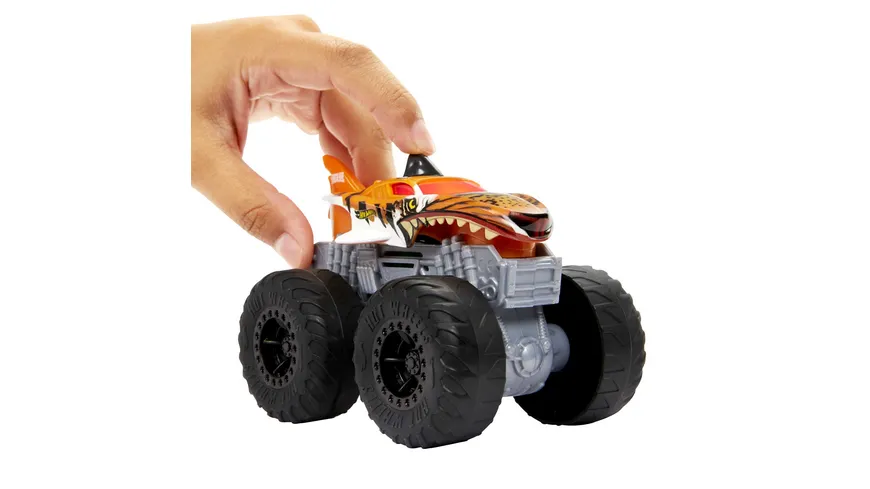 Hot Wheels Monster Trucks Roarin’ Wreckers Trucks mit Licht- und Geräuscheffekten, 1 Stück, sortiert