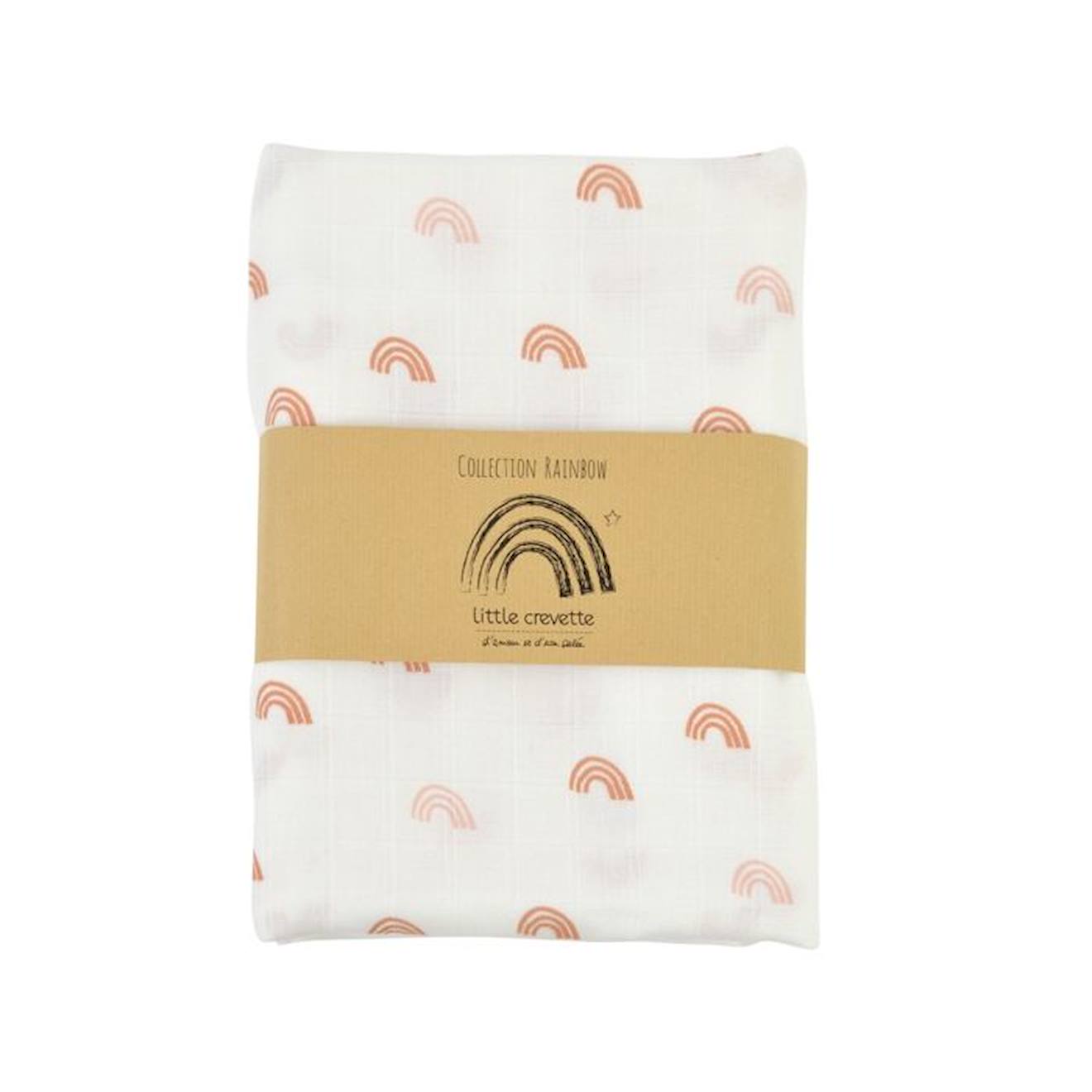 Maxi-lange en coton bio* Rainbow beige