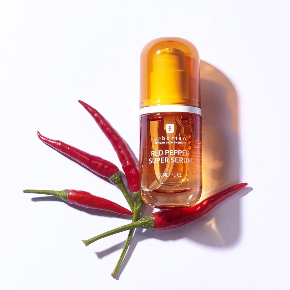 Erborian Red Pepper Super Serum Booster l'éclat - 80% d'extraits de Piment