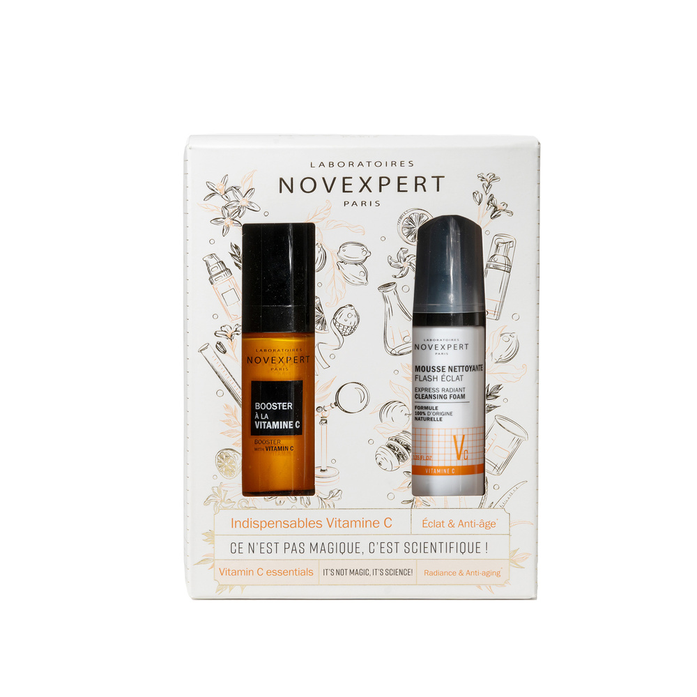 laboratoires novexpert Indispensables Vitamine C Sérum + Mousse