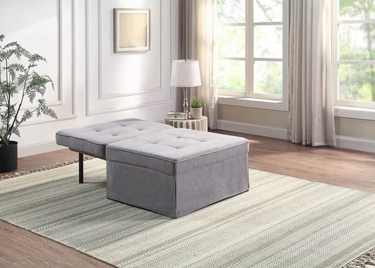 ATLANTIC home collection Schlafsofa Finn, wandelbar zum Loungesessel, Relaxliege und Gästebett, inkl. Kissen