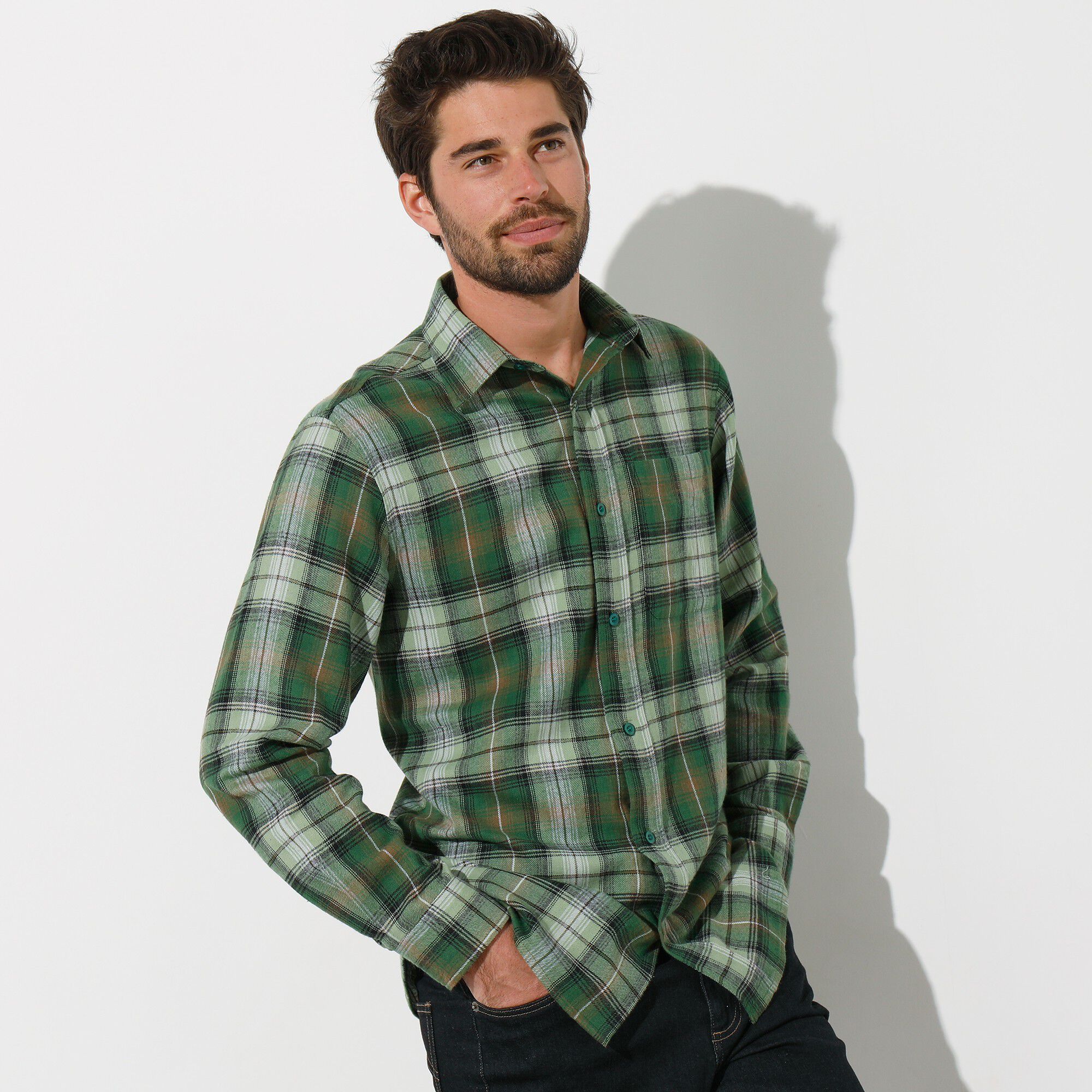 Chemise carreaux flanelle