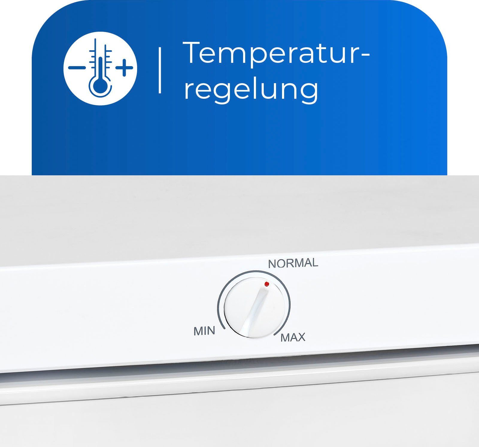 exquisit Gefrierschrank GS81-H-010E, 84,5 cm hoch, 56 cm breit