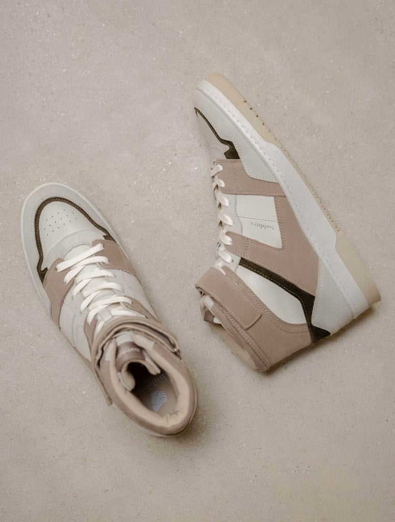 Larry - Blanc Cassé & Taupe Lin