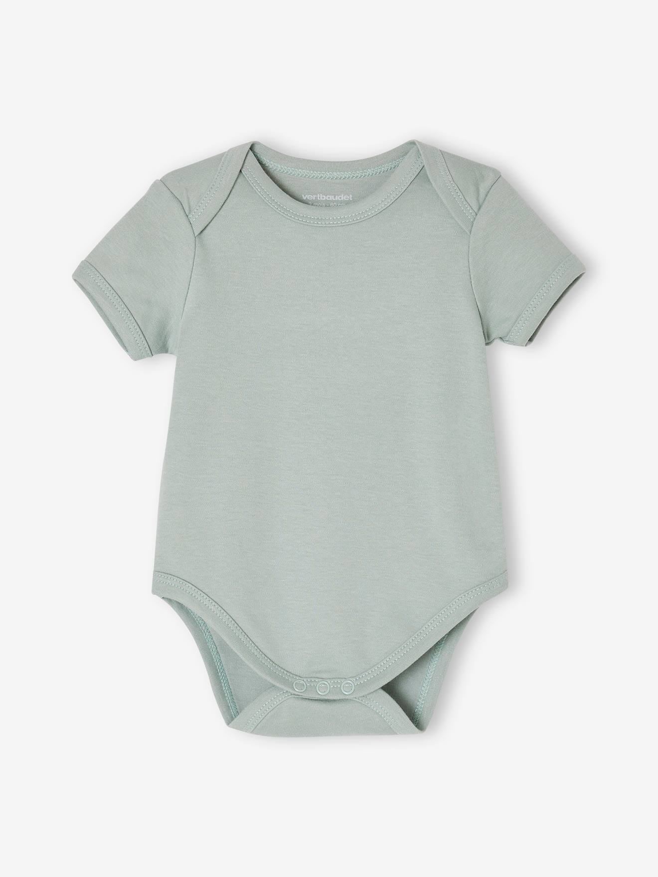 Vertbaudet 7er-Pack Baby Schlupfbodys BASICS Oeko-Tex - mehrfarbig