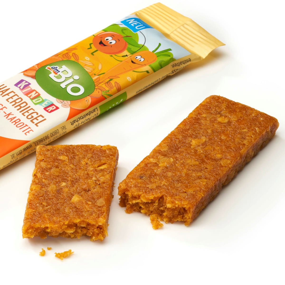 Fruchtriegel Hafer Orange-Karotte, ab 3 Jahre, 30 g