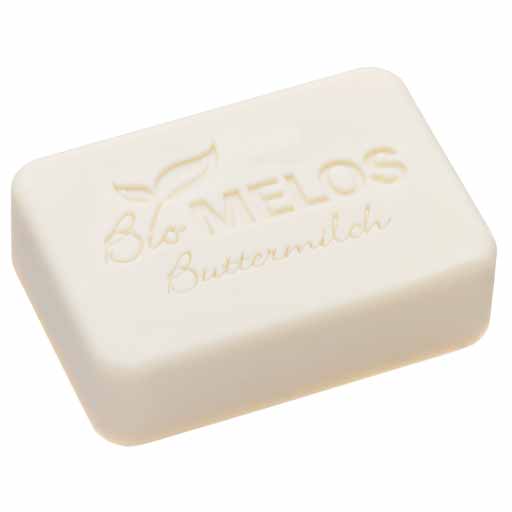 MELOS Bio reine Pflanzenöl Seife Buttermilch  100 g  Seife