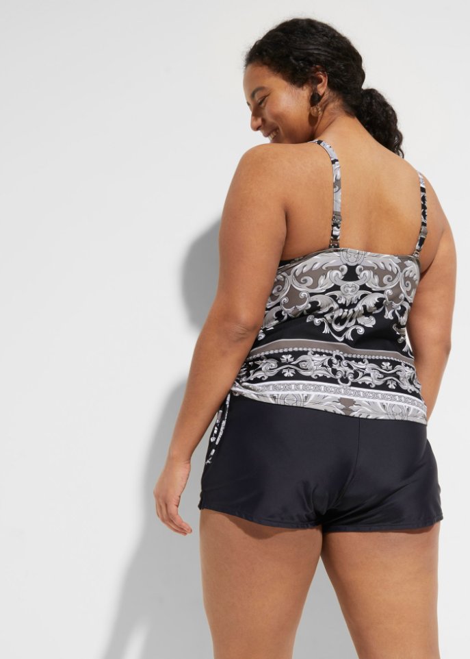 Tankini Oberteil aus recyceltem Polyamid
