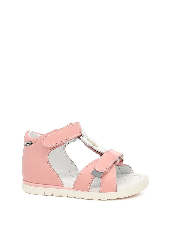 Bartek Leder-Sandalen in Rosa/ Weiß günstig kaufen 24