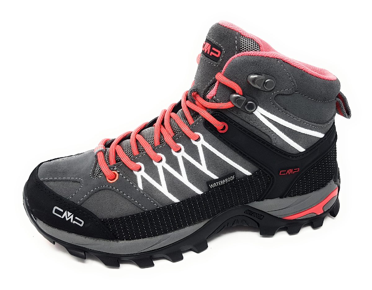 CMP Da. Trekking Rigel Mid 3Q12946 Grau 67U L grey/ corallo