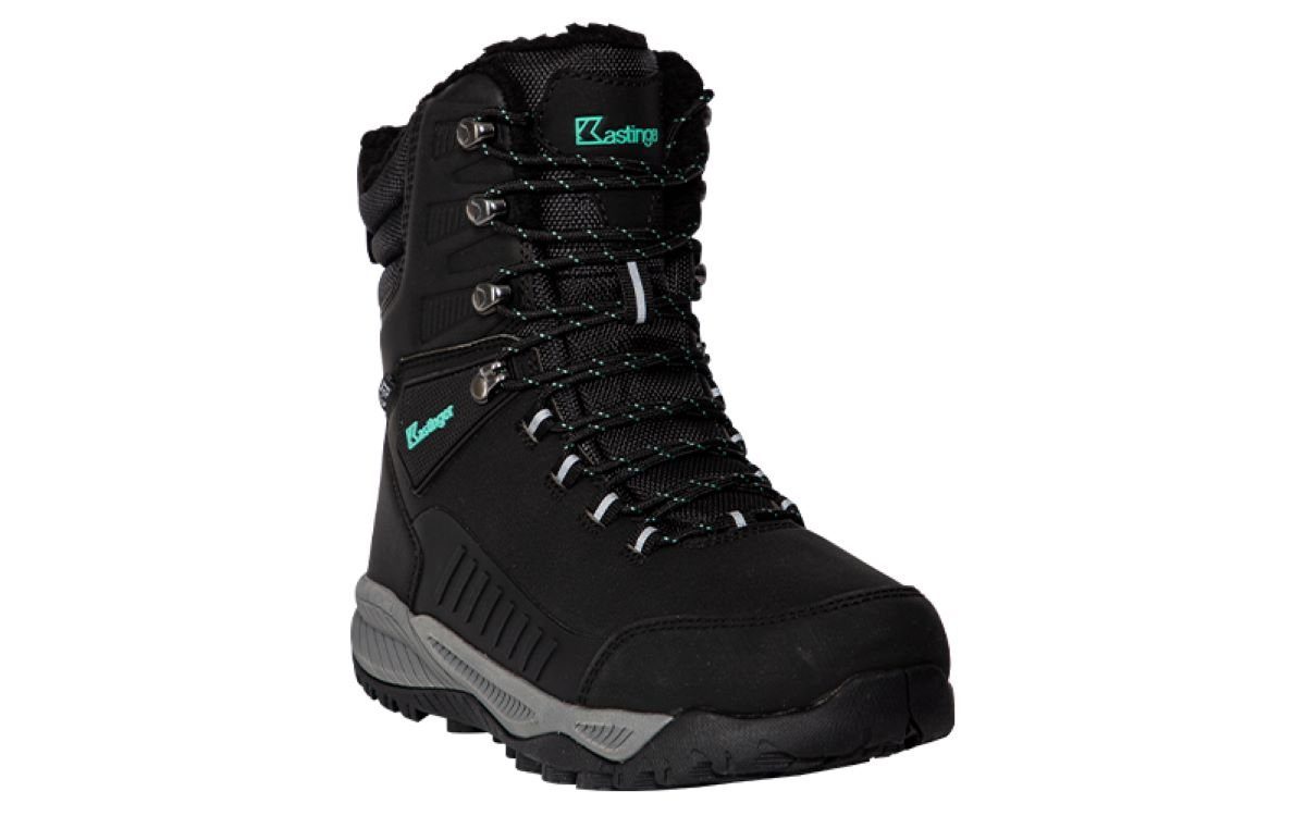 Kastinger Woomaar Winterstiefel gefüttert wasserdicht black/mint Outdoorwinterstiefel wasserdicht
