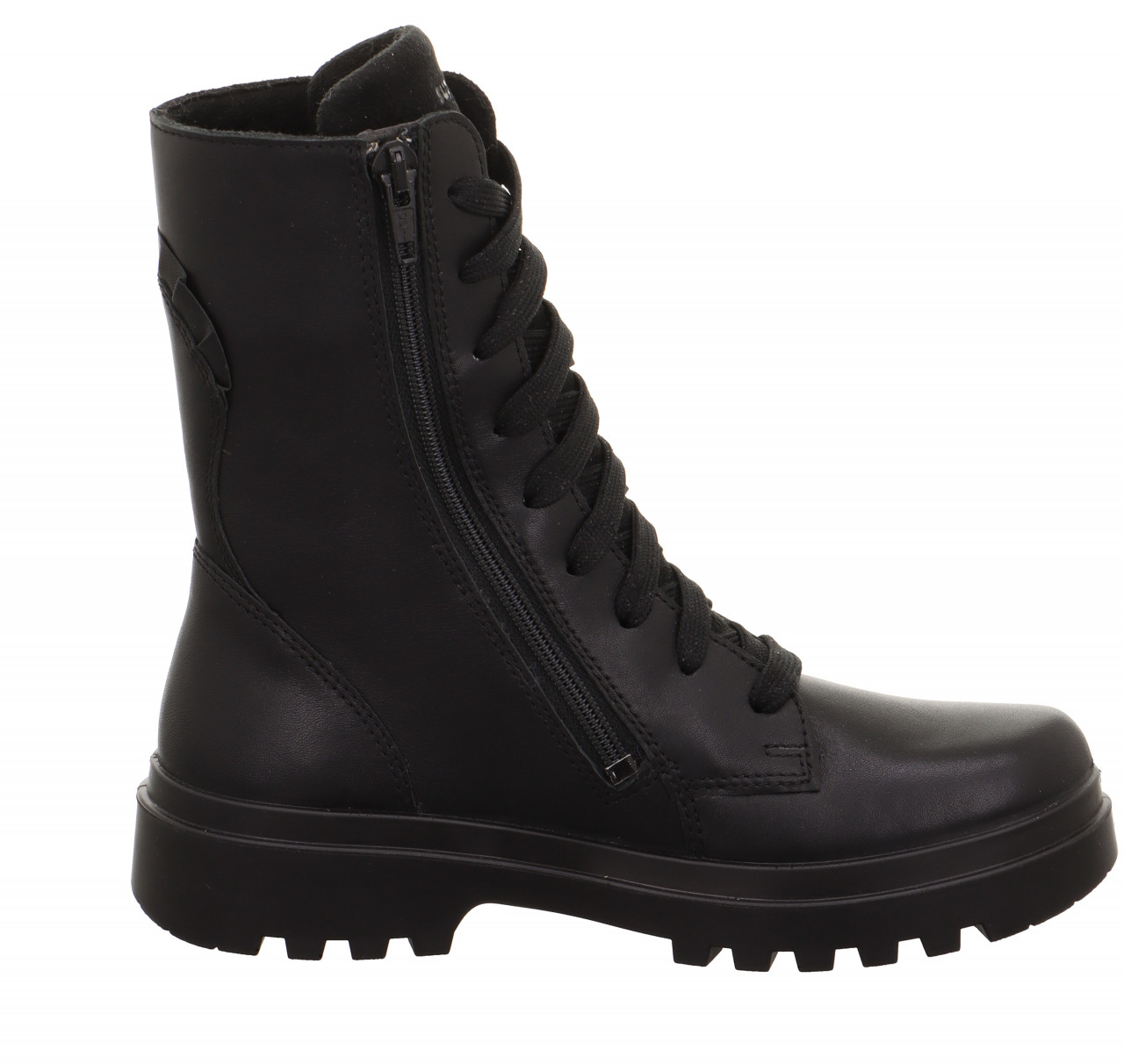 ABBY - Schwarz Boots mit Reißverschluss