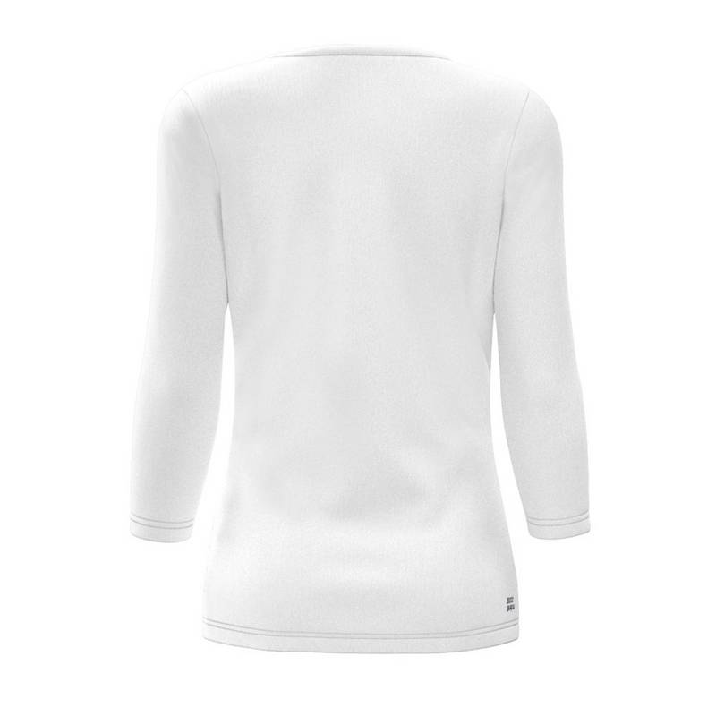 BIDI BADU Crew V-Neck Longsleeve Tennisshirt Damen