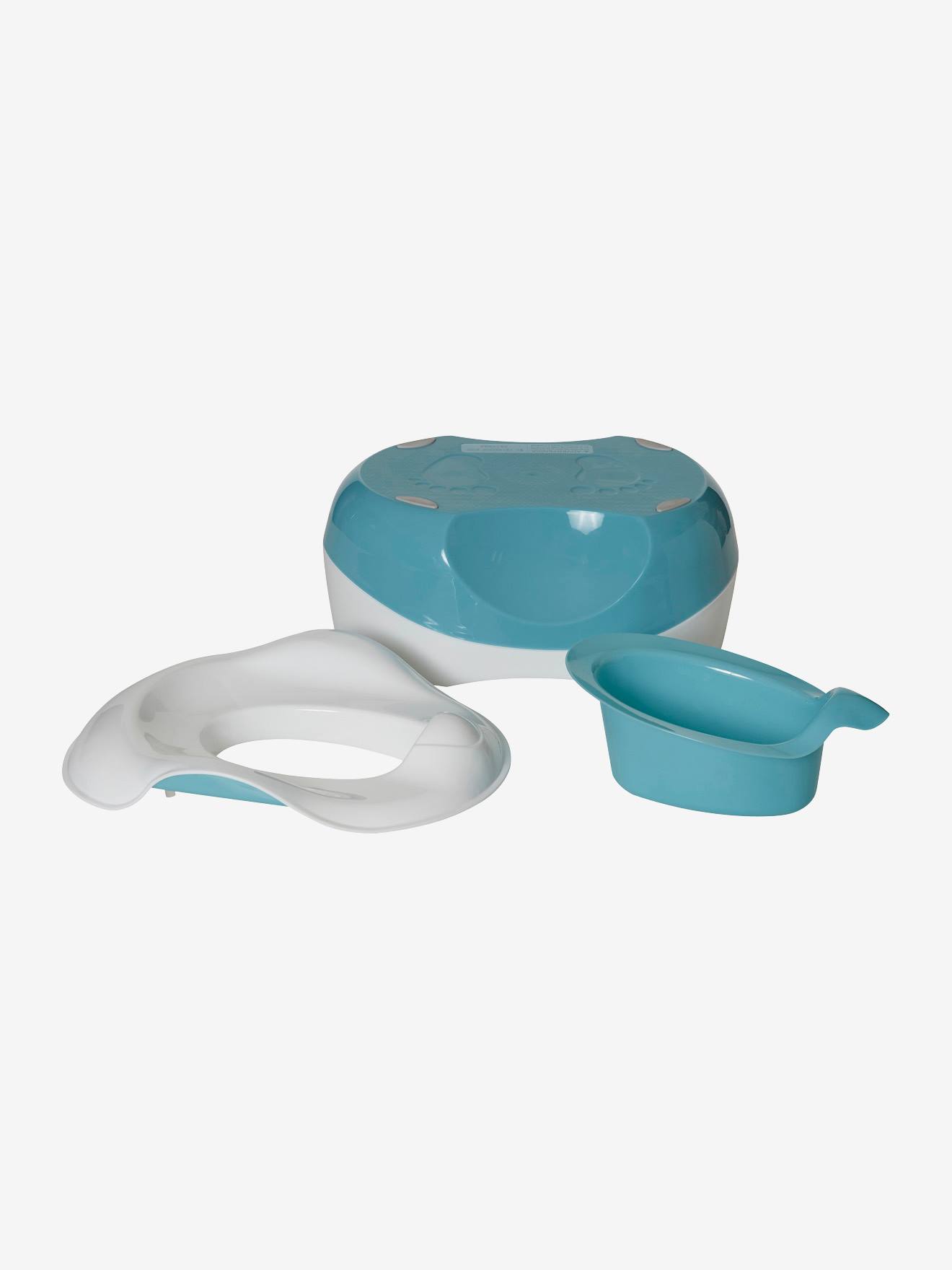 Pot d'hygiène 3 en 1 bleu/blanc