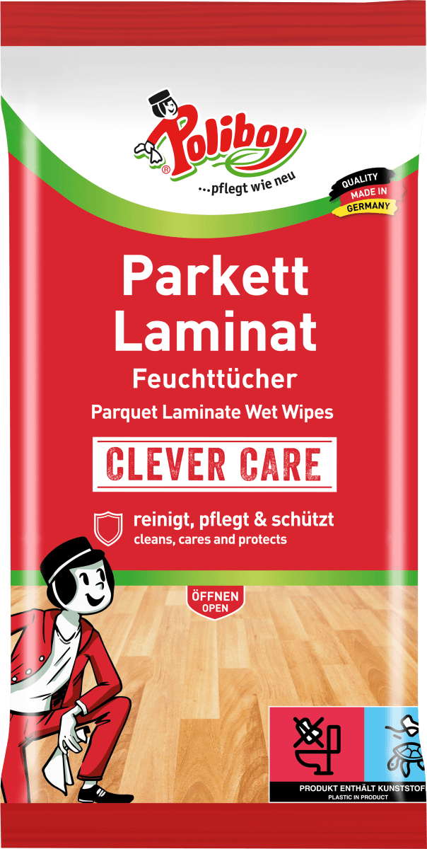 Feuchte Bodentücher Parkett & Laminat, 15 St