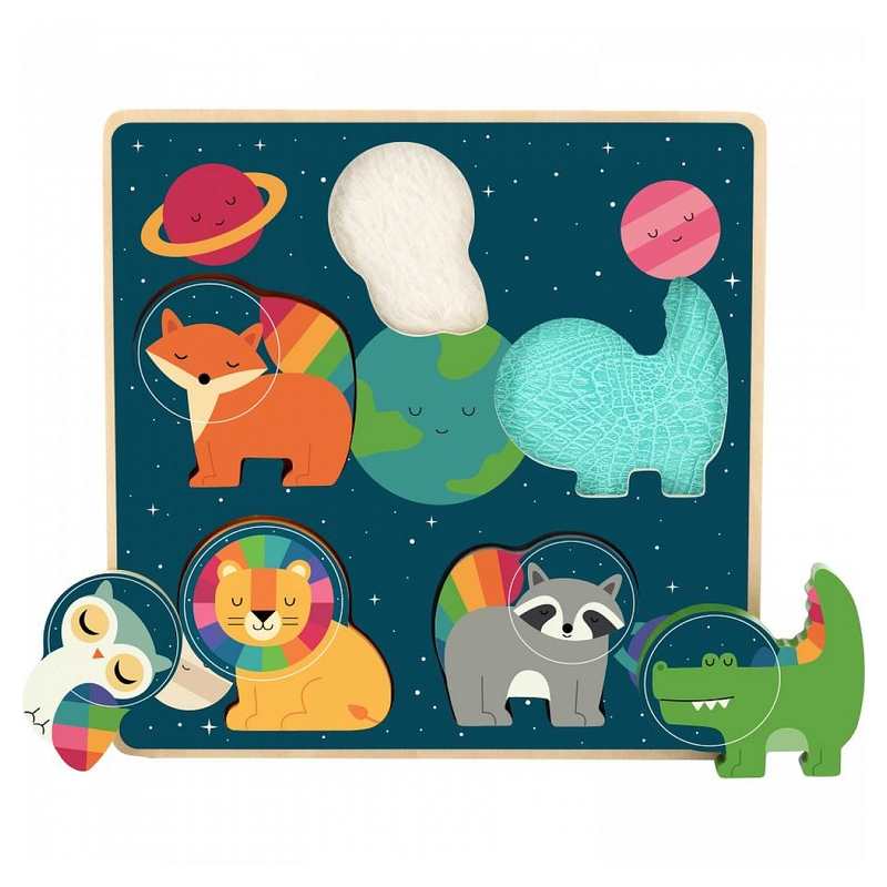 Puzzle d'encastrement tactile espace Andy Westface