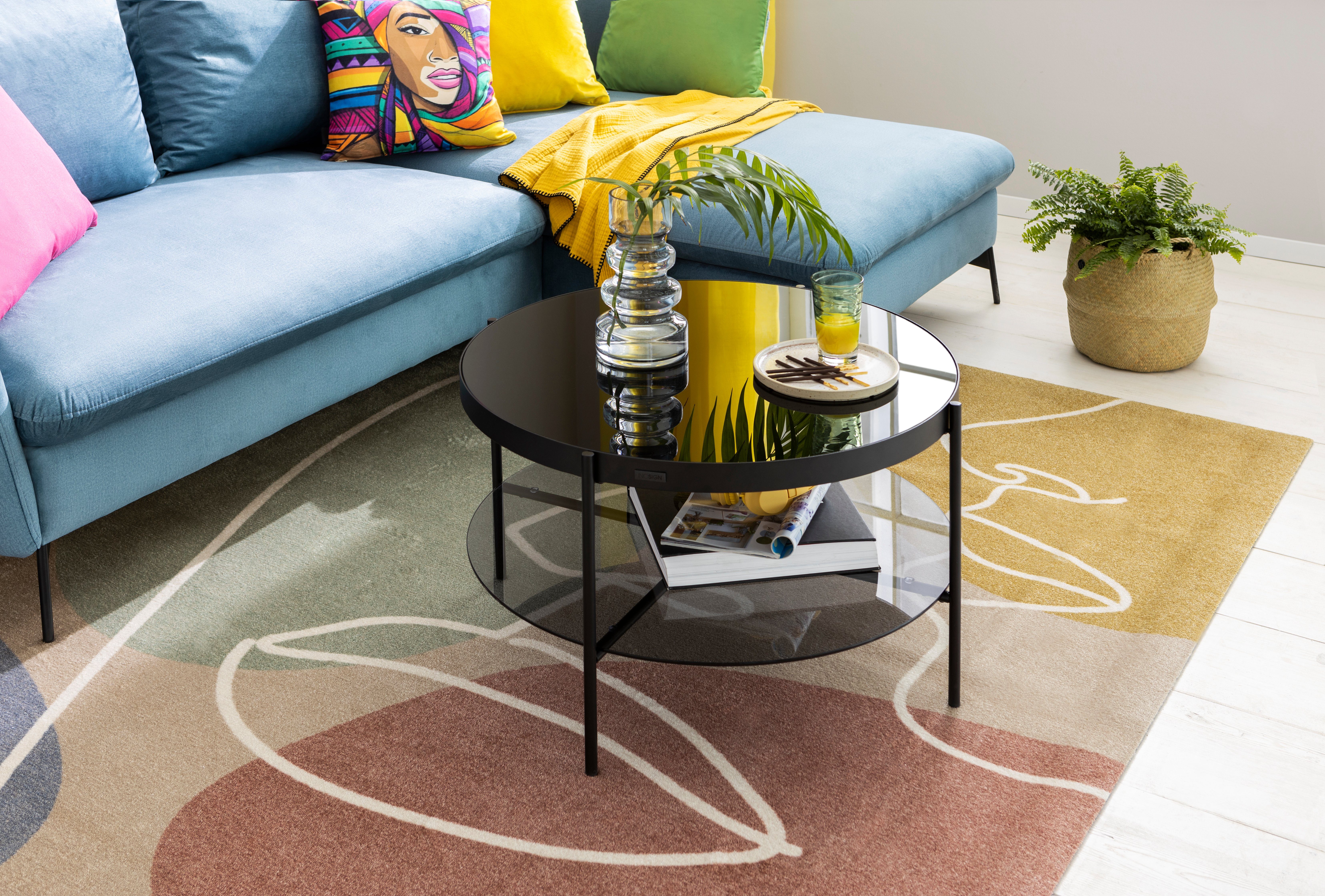 INOSIGN Couchtisch Glenda, Modernes Design, Ablageboden