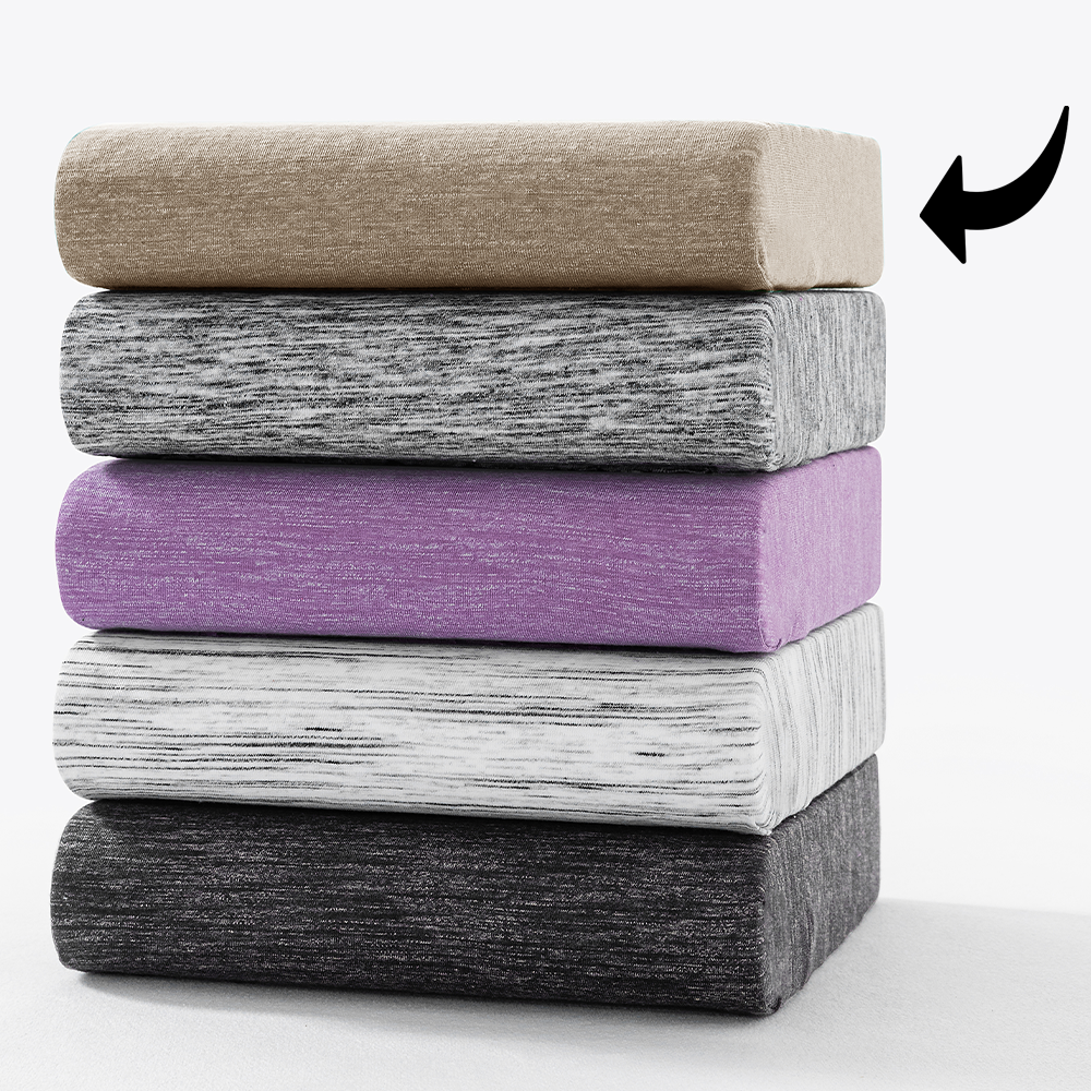 Kinzler Jersey-Melange-Spannbetttuch