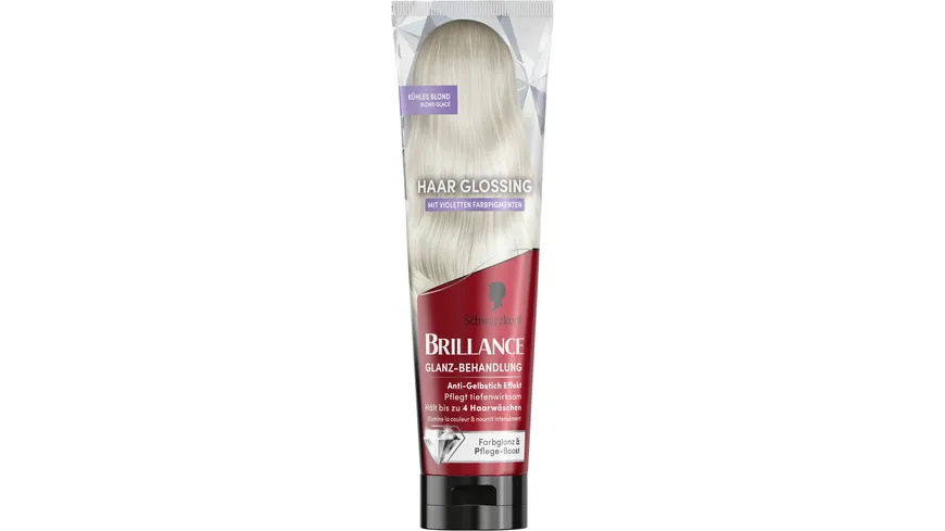 Schwarzkopf Brillance Glanz-Behandlung Haar Glossing 150 ml kühles blond - kühles blond