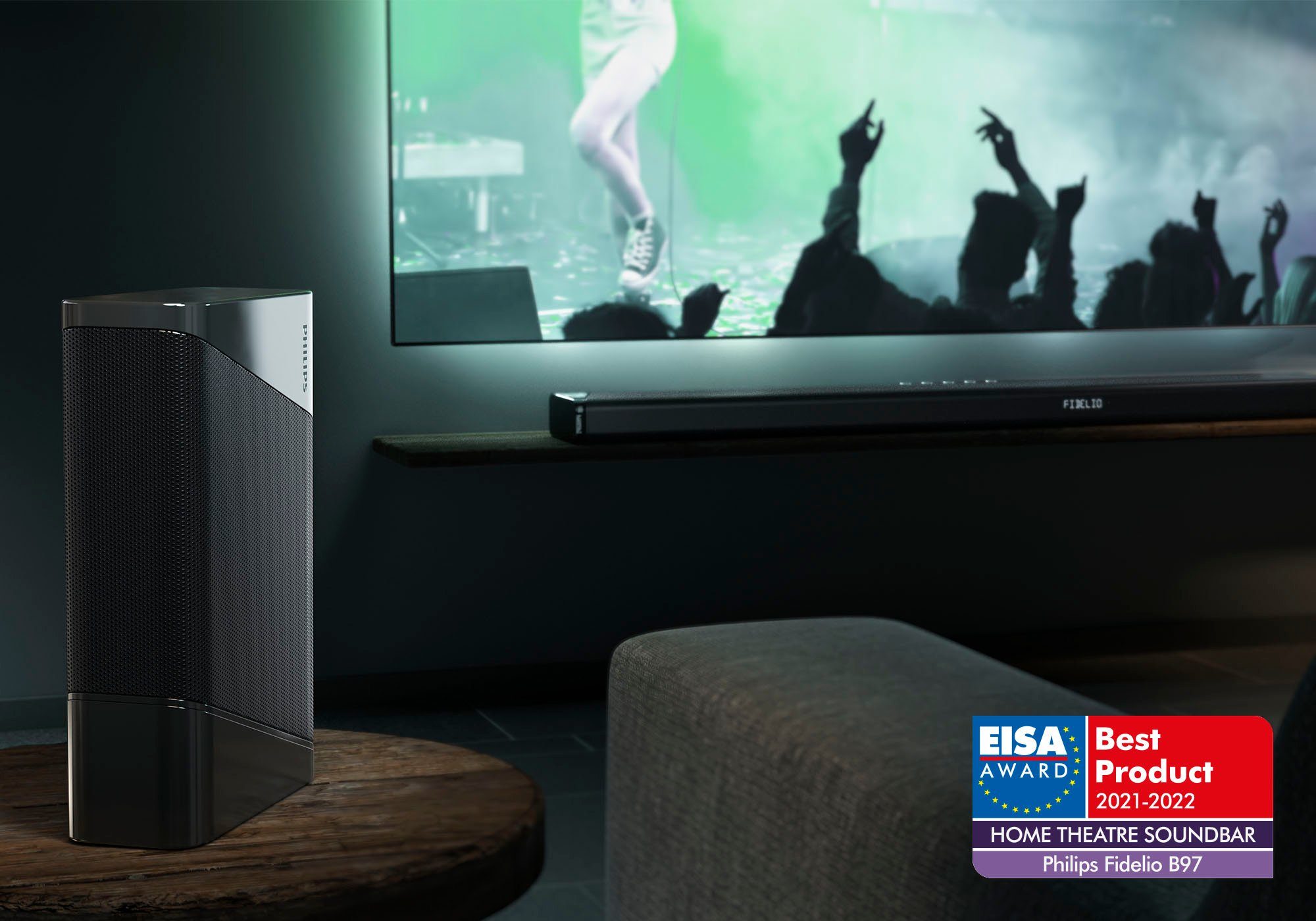 Philips Fidelio B97 7.1.2 Soundbar (Bluetooth, WLAN, 450 W)