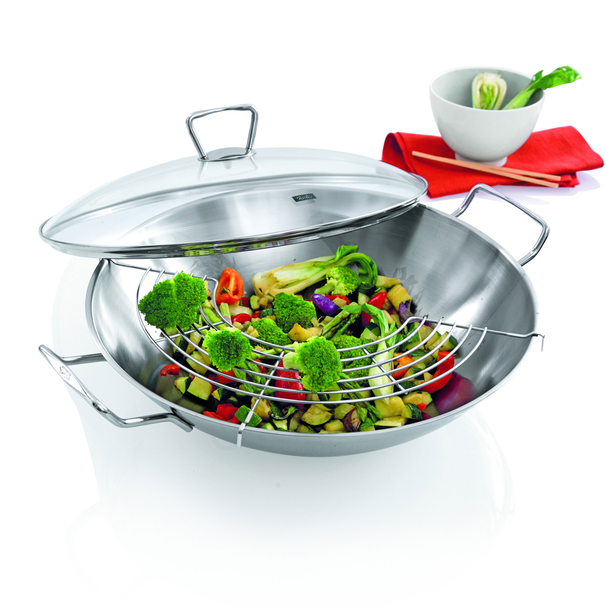 FisslerWok 36cm m. Deckel