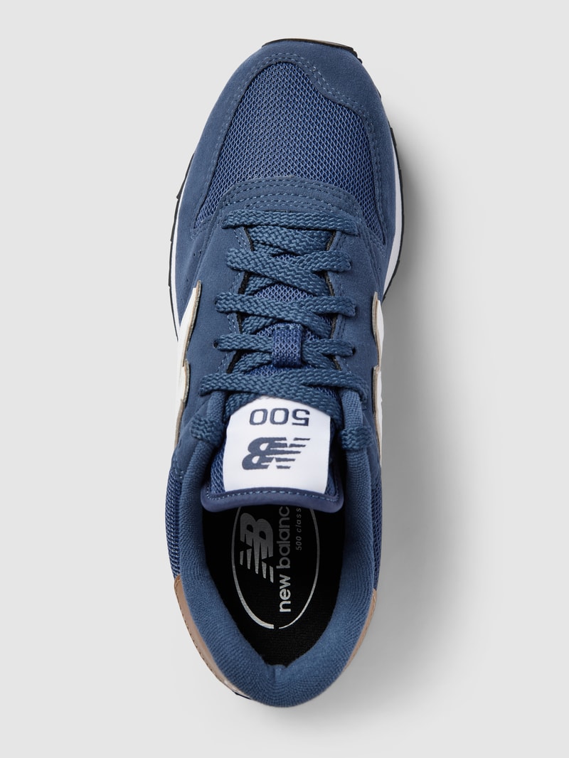Sneaker mit Label-Detail in blau