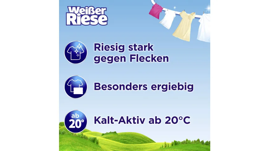 Weißer Riese Colorwaschmittel Color Gel 990 ml