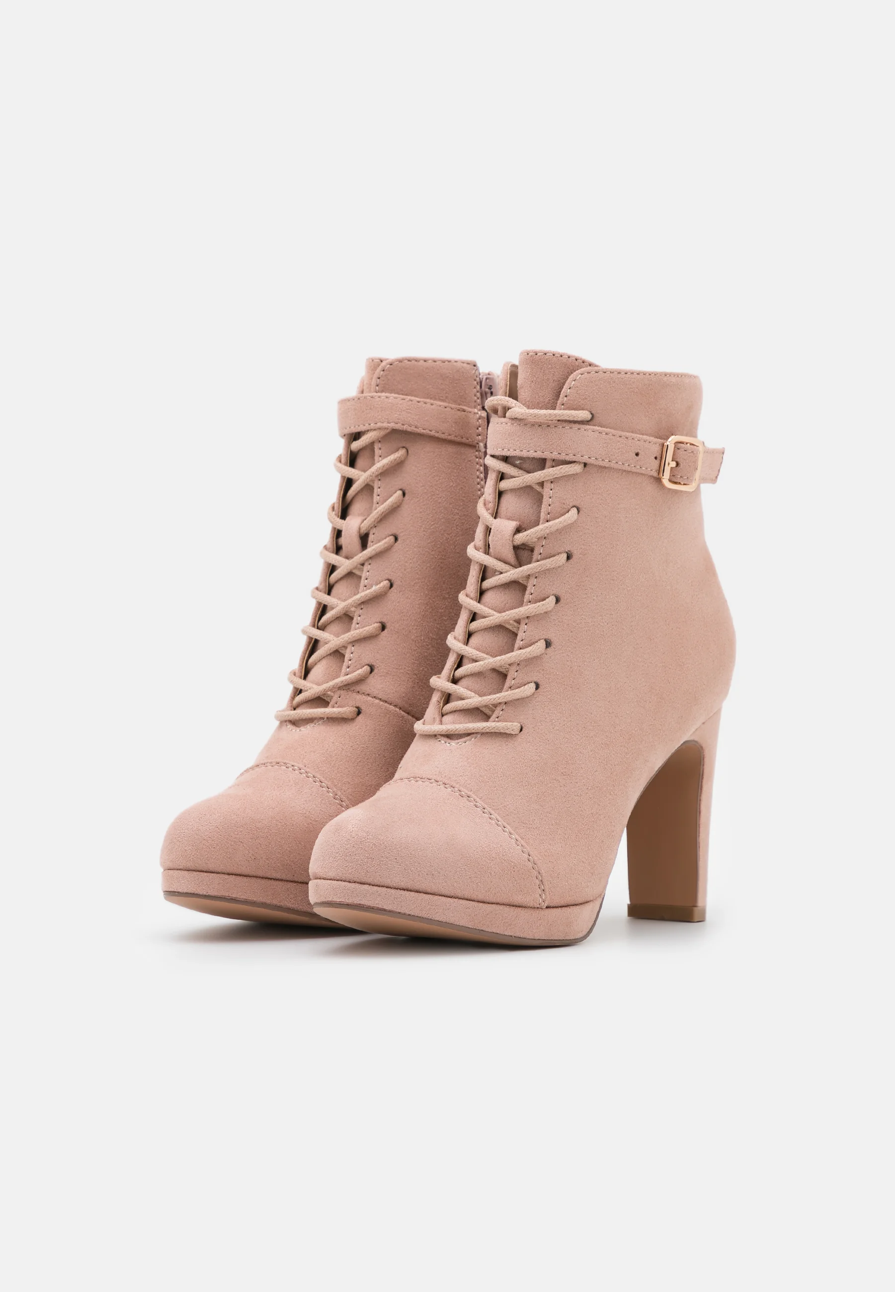 Botines con cordones de corte ancho de Anna Field