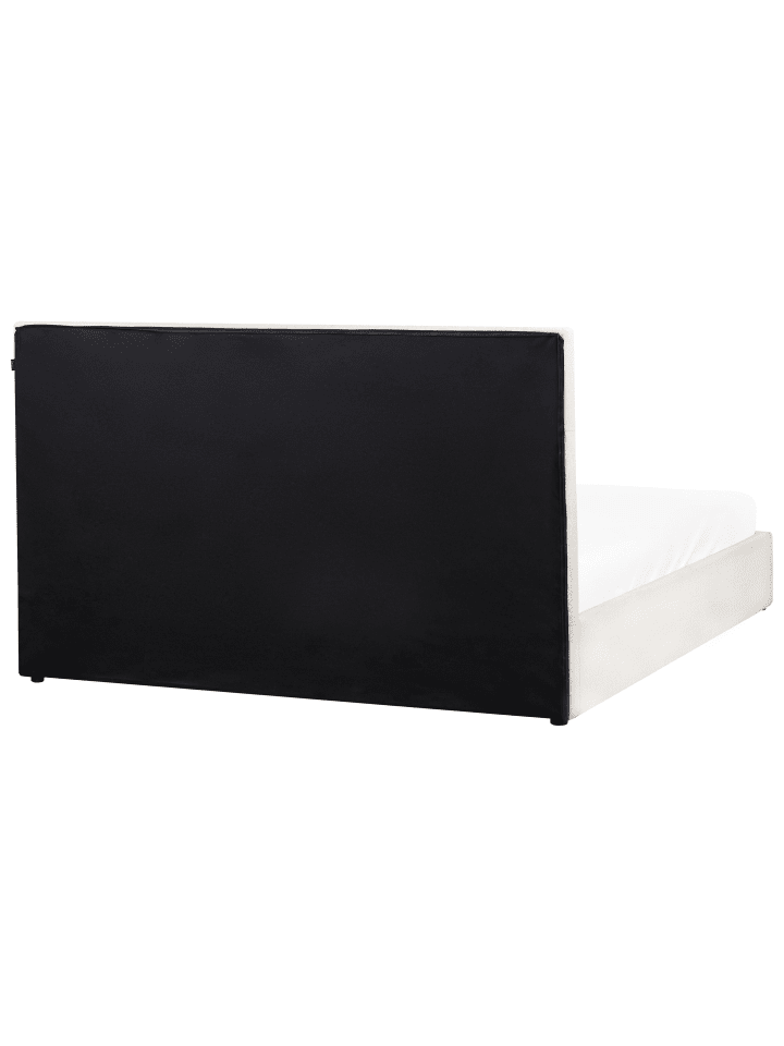 Beliani Doppelbett LAGORD in Weiß/Schwarz - (W) 180 x (H) 84 x (L) 214 cm günstig kaufen onesize