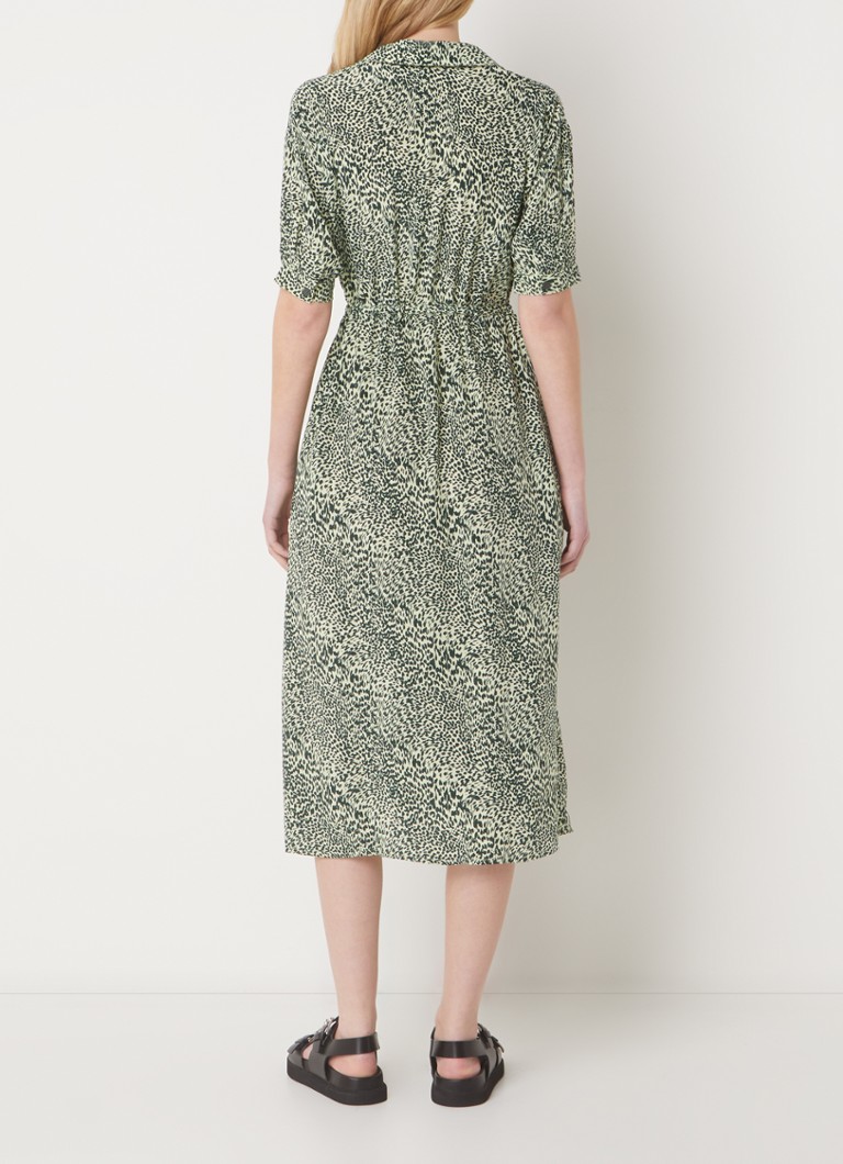 Vestido túnica midi con estampado de leopardo de Whistles