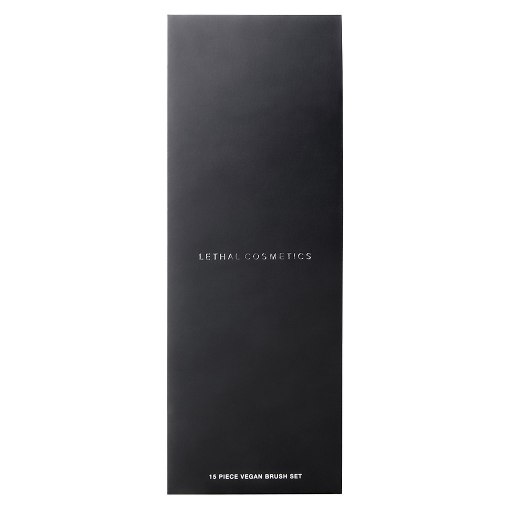 lethal cosmetics Vegan Brushes Ensemble de pinceaux