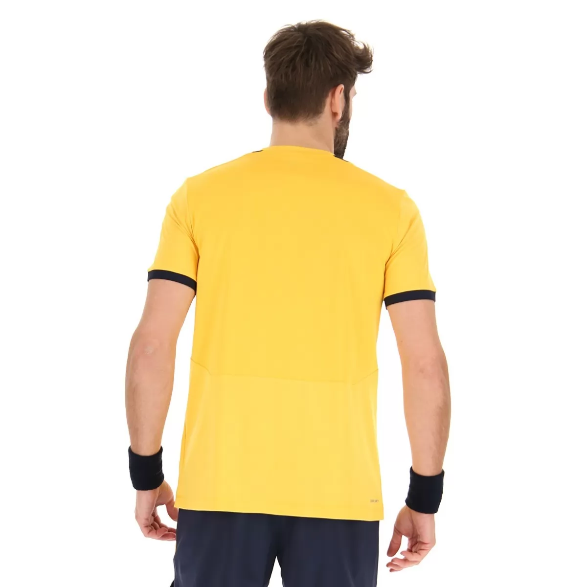 TOP IV T-SHIRT SAFFRON/MARINBLÅ