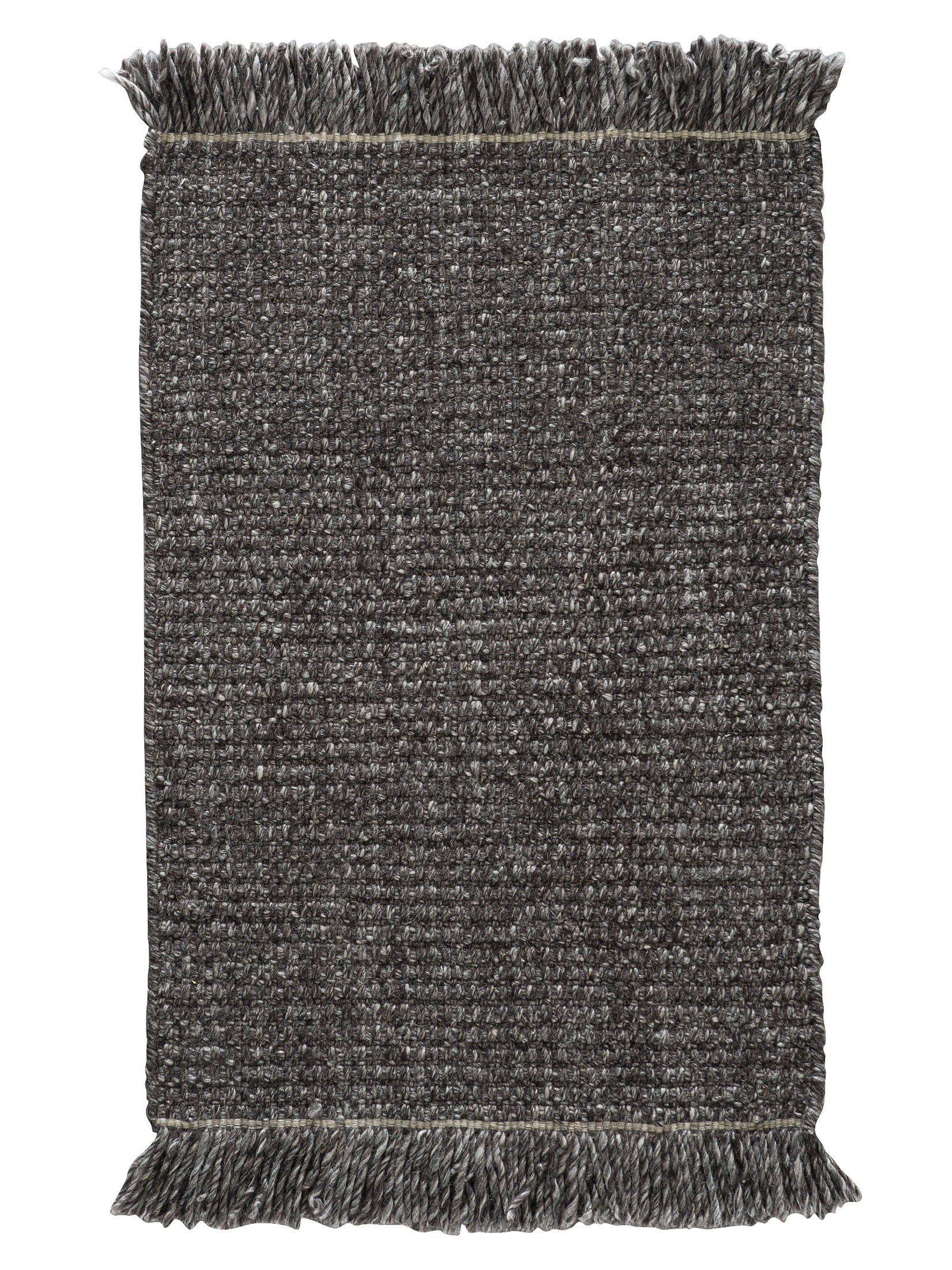 Elmegade Woll-Teppich, Dark Grey