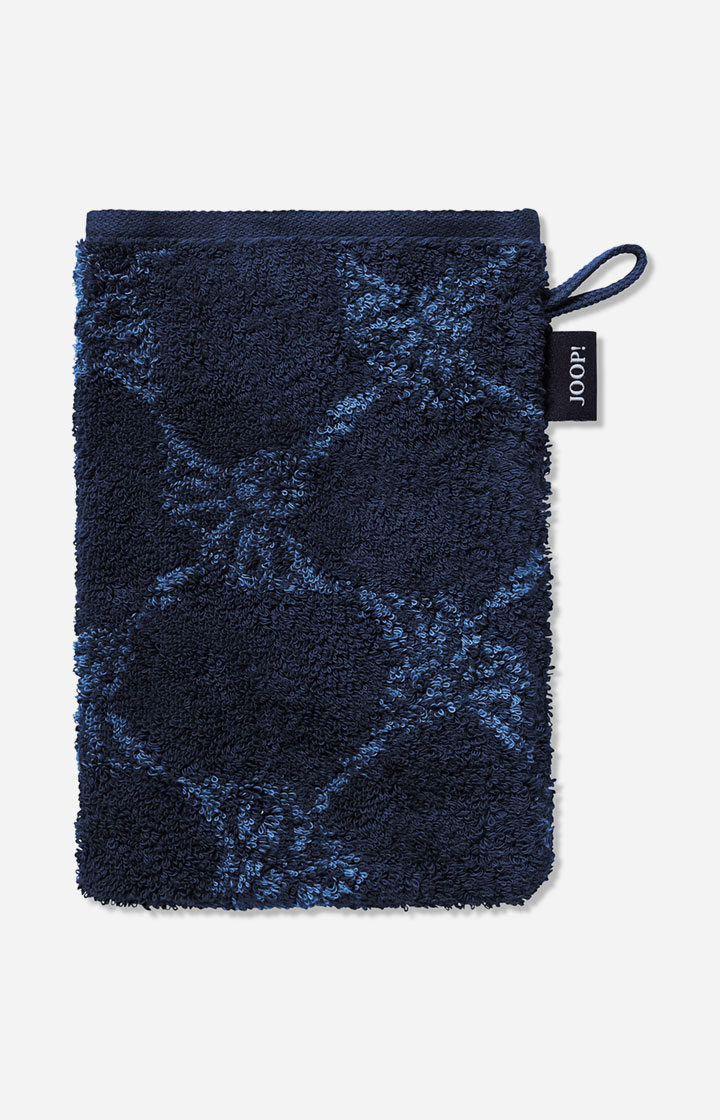 Waschhandschuh JOOP! CLASSIC CORNFLOWER in Navy, 16 x 22 cm - im JOOP!